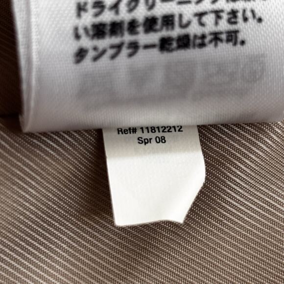 Eddie Bauer Sport Coat Blazer Jacket Mens Medium Khaki Three-Button 100% Cotton* - Picture 9 of 10